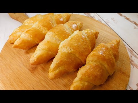 Видео: В булочную больше не хожу! Свежие ароматные круассаны каждый день | Самый простой рецепт