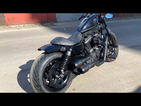 Видео: SPORTSTER 883 240 kit tire широкое колесо на спортстер