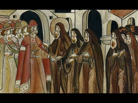 Видео: Сергий Радонежский и Дмитрий Донской. Благословение перед Куликовской битвой