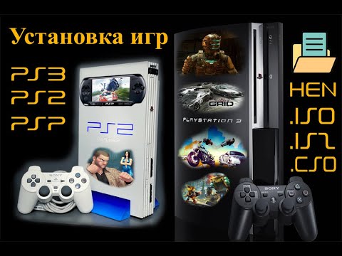 Видео: PlayStation 3 [HEN] - Установка PS3/PS2/PSP (Folder/ISO/ISZ/CSO) + Фото на ваш аккаунт (Photo)