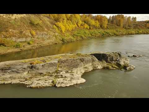 Видео: Аникин камень. Утес на реке Томь. Фими мини 3