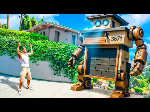 Видео: ПРЕВРАТИЛ ДОМ ФРАНКЛИНА В ТРАНСФОРМЕРА в ГТА 5! ДОМ СТАЛ ТРАНСФОРМЕРОМ В GTA 5 ОНЛАЙН МОДЫ
