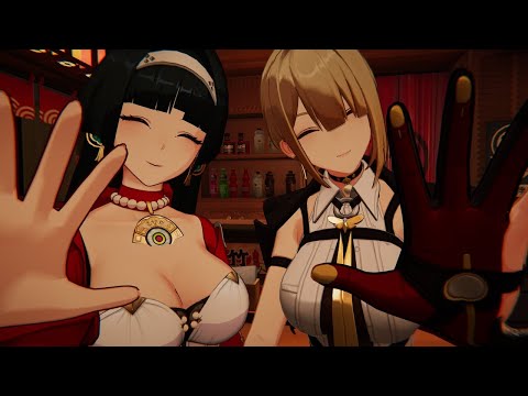 Видео: Эвелин и Астра Массаж для волос 💤 ZZZero Visual ASMR Roleplay ✨ VRCHAT Binaural 3DASMR