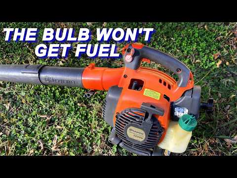Видео: Ремонт воздуходувки Husqvarna, которая не заводится.