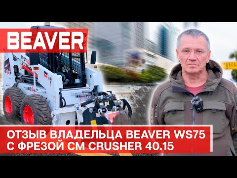 Видео: Отзыв владельца Beaver WS75 с фрезой CM Crusher 40.15