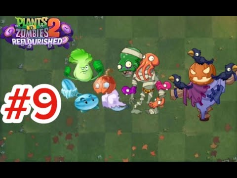 Видео: Хэллоуин с пугалами и призраками! Plants vs zombies 2 Reflourished #9