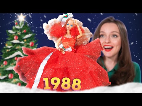Видео: САМАЯ ПЕРВАЯ! Barbie Happy Holidays 1988❤️ Обзор и распаковка