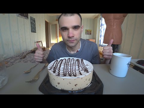 Видео: МУКБАНГ / ТОРТ / CAKE / ЗЕБРА  от "БИСКВИТНЫЙ ДВОР" / SWEET / ОБЖОР / EATING ASMR Mukbang АСМР 먹방