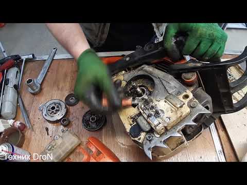 Видео: Не подает масло на цепь Stihl MS-390.