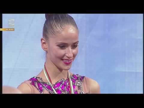Видео: Невяна Владинова - Награждаване - Световна купа по художествена гимнастика - София 2017