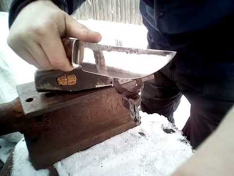 Видео: Лучшая! сталь 40х13 для ножа.Вал из СССР. заготовка для ножа