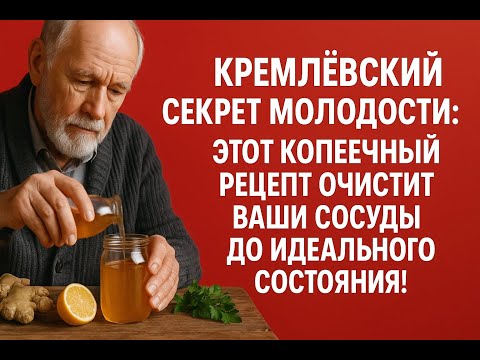 Видео: Кремлёвский рецепт, который скрывали от народа: чистит сосуды до блеска и возвращает молодость