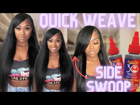 Видео: Как сделать: быстрое плетение с боковым нахлестом и опущенными прядями. Быстро, легко и доступно ...