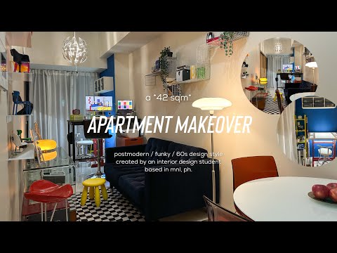 Видео: Преображение квартиры студента-дизайнера интерьера 🛋️♡ | преображение столовой, гостиной и рабоче...