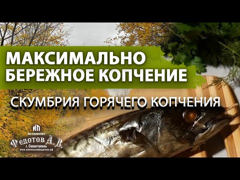 Видео: Готовилась с душой! Бережное копчение. Скумбрия горячего копчения. Коптильни ИП Федотов А. В.