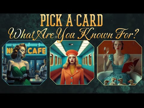 Видео: Чем вы известны? #pickacard