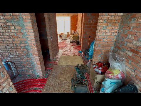 Видео: ТЁПЛЫЙ ПОЛ 175 кв.м ОТОПЛЕНИЕ | ОШИБКИ - ИСПРАВЛЕНИЯ (Часть 8 ) СТРОЮ ДОМ