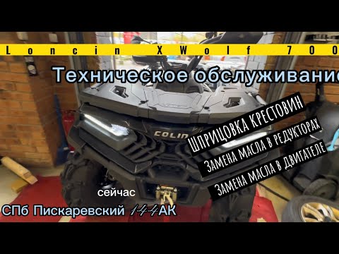 Видео: ТО на Loncin XWolf 700 видео 4К