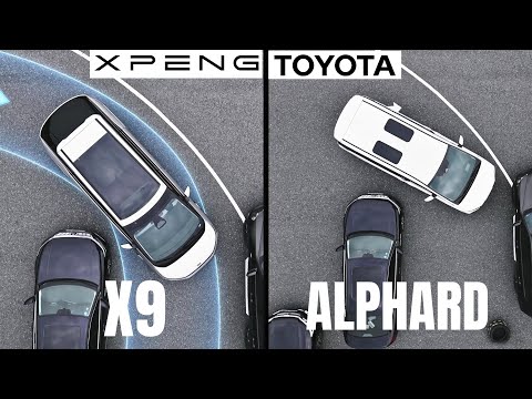 Видео: Тест устойчивости нового Xpeng X9 с Toyota Alphard | Ultimate Luxury MPV