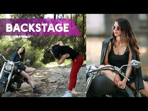 Видео: BACKSTAGE | Фотосессия с мотоциклом | Киев [2021]