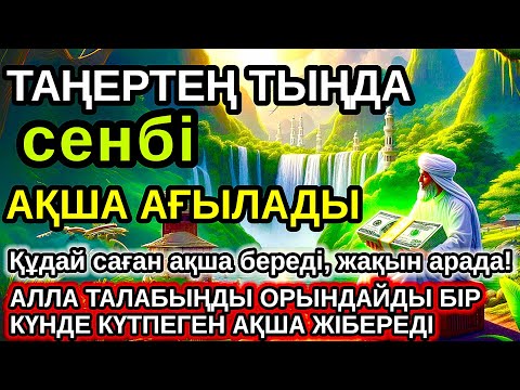 Видео: Тыңда Өте күшті дұға сенбі, Алла бір күнде ойламаған ақша байлық жібереді, ризығың көбейеді
