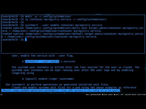 Видео: 63. Работа с podman (RHCSA)