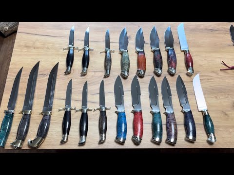 Видео: Обзор новых ножей со скидкой. Рекомендую заказать нож с гравировкой