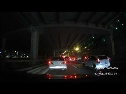 Видео: Driving in Moscow agglomeration: Красногорск - Текстильщики 28/09/2019 (timelapse)