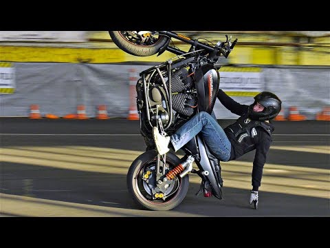 Видео: Стант Обзор Harley Davidson XR1200 Sportster