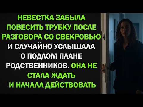 Видео: Забыла повесить трубку после разговора со свекровью и случайно узнала о подлом плане родственников