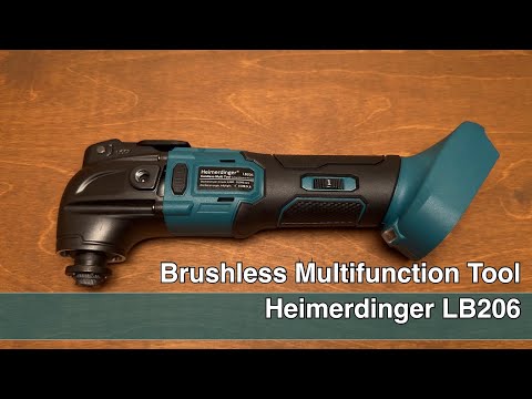 Видео: Бесщеточный многофункциональный инструмент (реноватор) Heimerdinger LB206