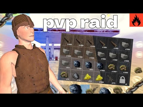 Видео: Рейды и пвп Raid pvp Oxide survival island *Kosmo*