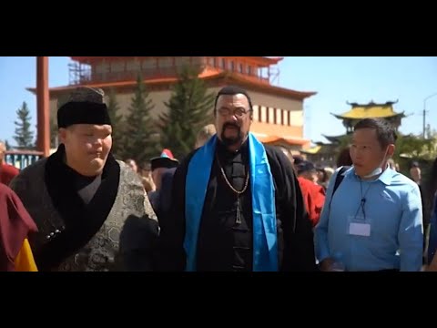 Видео: Стивен Сигал посетил Иволгинский дацан.