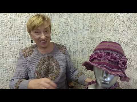 Видео: Шляпка "Кантри". Мастер-класс по вязанию крючком от О. С. Литвиной.