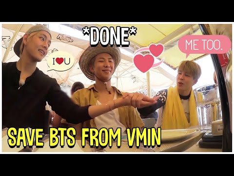 Видео: Участники BTS мирятся с VMIN