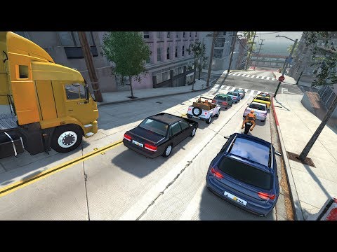Видео: КОГДА В ПРОБКЕ ОТКАЗЫВАЮТ ТОРМОЗА! ПОСЛЕДНИЙ СПУСК | BeamNG.drive