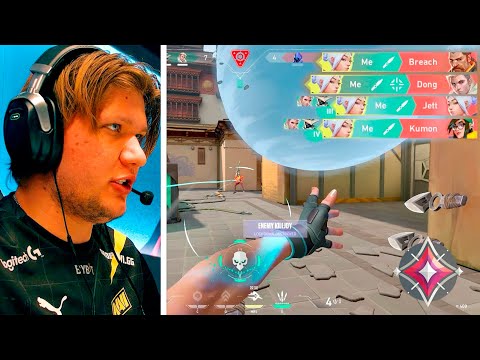 Видео: Как реально играет S1mple на JETT в ВАЛОРАНТ (нарезка со стрима)