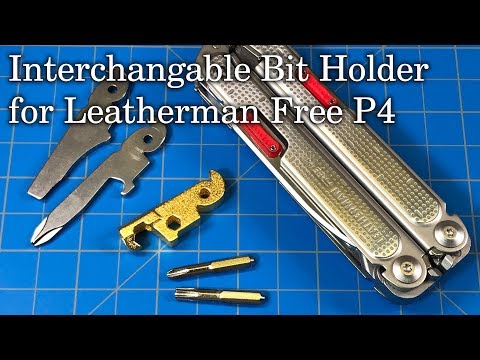 Видео: Сменный держатель бит для Leatherman Free P4