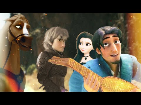 Видео: Вселенная Ведьмак Эльза, Джек, Иккинг, Юджин, Рапунцель,Анна  \ The Witcher (Crossover)