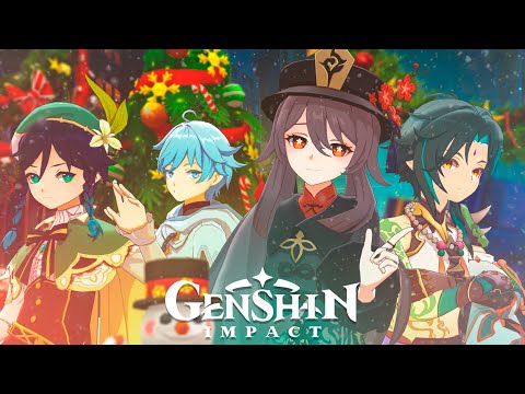 Видео: ПРАЗДНУЕМ НОВЫЙ ГОД В GENSHIN IMPACT @Sakuraai1 @cblp @SinFist @knuppe1