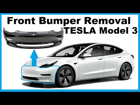 Видео: Как снять передний бампер на Tesla Model 3 — пошаговое руководство