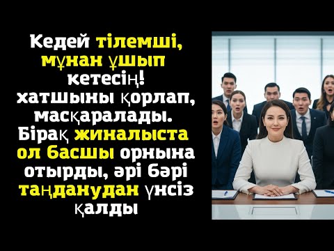 Видео: Кедей тілемші, мұнан ұшып кетесің! – хатшыны қорлап, масқаралады. Бірақ жиналыста ол басшы