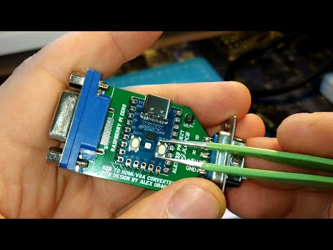 Видео: Конвертер RGB в VGA для Пентагон Крокодил.