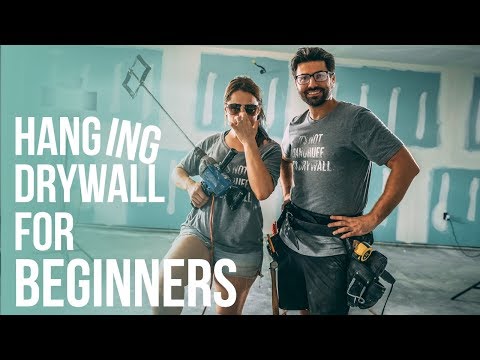 Видео: Как повесить гипсокартон для начинающих | Nestrs