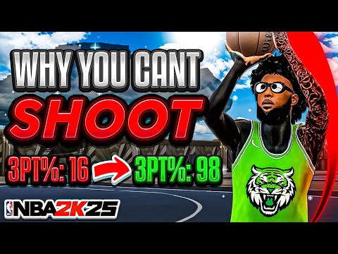 Видео: КАК БРОСАТЬ В NBA 2K25! КАК ДЕЛАТЬ КАЖДЫЙ БРОСОК ЭКОЛОГИЧНЫМ + ЛУЧШИЙ БРЕЙК В ПРЯМОМ ХОДУ
