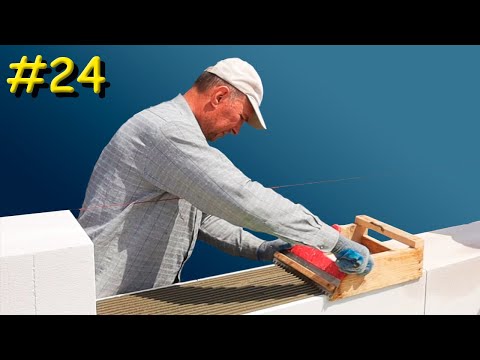 Видео: Каретка для кладки газоблока. | Третий ряд | Дом из газоблока