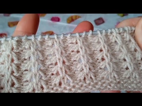 Видео: Узор на двух спицах. Очень лёгкое вязание 🤩