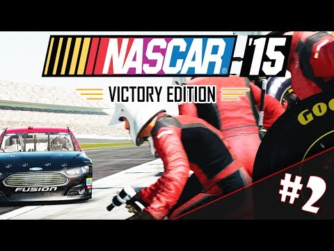 Видео: Косяки на пит-стопе - NASCAR'15 Victory Edition