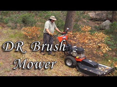 Видео: Косилка DR Brush Mower — для стрижки кустарников из дуба