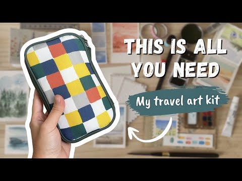 Видео: Мои акварельные принадлежности и советы по рисованию где угодно ✧